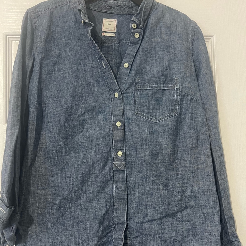 Gap Denim Button Up Shirt